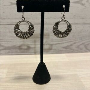 Elegant Silver Hoop Earrings